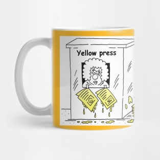 Yellow press Mug